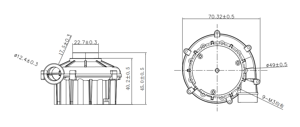 Waterproof blower BA7050H24B-B250807 Mechanical Structure Diagram.png Waterproof blower BA7050H24B-B250807 Mechanical Structure Diagram